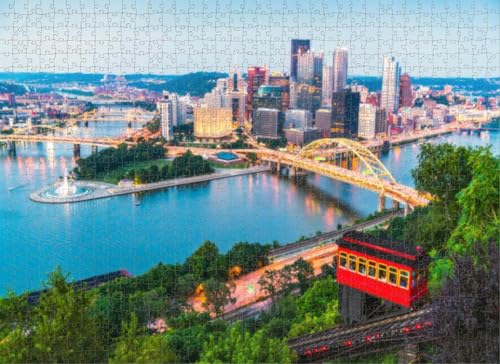 1000-teiliges Puzzle für Erwachsene, Lernspiele, Familienpuzzle, Pittsburgh 2017 08 20 schönes DIY-Puzzle, kreativer Spaß, klassisches Puzzle für Erwachsene und Kinder von Dsawqezh