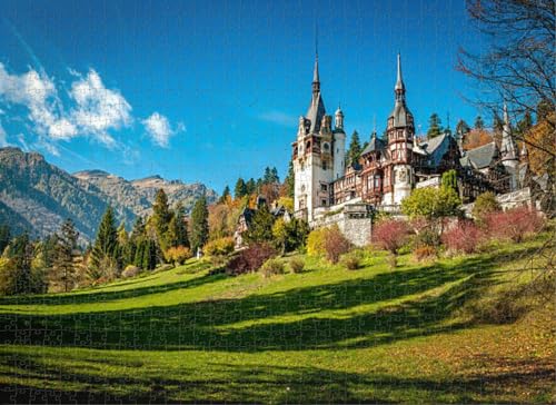 1000-teiliges Puzzle für Erwachsene, Rumänien, ein sonniger Herbsttag, Puzzles für Jugendliche und Kinder, um ihr Gehirn zu trainieren, Holzpuzzle von Dsawqezh