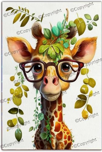 300 Teile Puzzletier Giraffe Holzpuzzle, lustige und herausfordernde Gehirnübung für Puzzle-Enthusiasten von Dsawqezh