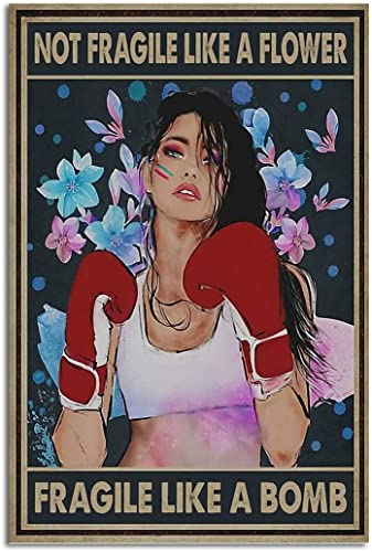 500 Teile Puzzle für Erwachsene Zerbrechlich wie eine Bombe Boxing Girl Schwieriges Puzzle Puzzle Dekomprimieren Intellektuelle Puzzles Geschenk für Ostern Heiligtum Weihnachten Geburtstag von Dsawqezh