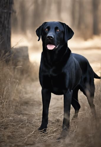 Buntes Puzzle für Erwachsene, harte Herausforderung für Erwachsene, 1000 Teile, amerikanischer Hund, schwarzer Labrador, Puzzles für Jugendliche und Kinder, um ihr Gehirn zu trainieren, Holzpuzzle von Dsawqezh