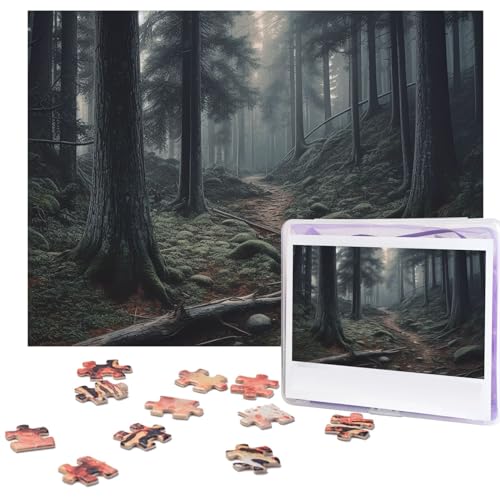 Puzzle, 1000 Teile, personalisiertes Puzzle für Erwachsene, die Bäume sind sehr dicht, Bilderpuzzle, individuelle Puzzles aus Fotos, Puzzles für Jugendliche und Kinder, um ihr Gehirn zu trainieren, von Dsawqezh