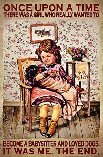 Puzzle 1000 Teile für Erwachsene Kinder There Was A Girl Who Really Wanted To Become A Babysitter And Loved Dogs Jigsaw Puzzle For Adults Challenging Puzzle Perfect For Nights Family Friends von Dsawqezh