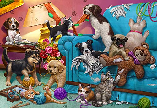 Puzzle 1000 Teile für Erwachsene Pfoten Gone Wild Kinder Puzzle 1000 Teile Puzzle Kreativer Spaß Klassisches Puzzle für Erwachsene und Familie Modern Art Puzzle von Dsawqezh