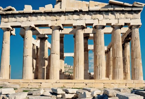 Puzzle für Erwachsene, 500 Teile, herausforderndes Puzzle – Parthenon-Tempel an der Akropolis – Puzzles für Jugendliche und Kinder, um ihr Gehirn zu trainieren, Holzpuzzle von Dsawqezh