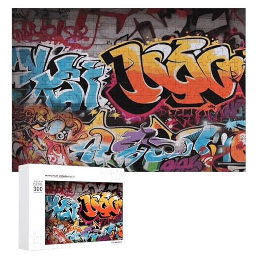 Puzzle für Erwachsene, Graffiti, Hip-Hop-Bilderpuzzle, individuelle Puzzles aus Fotos, Urlaub, einzigartige Geschenke für Wandkunst, Herausforderungspuzzle, Lernspiele, Familienpuzzles, Geschenk von Dsawqezh