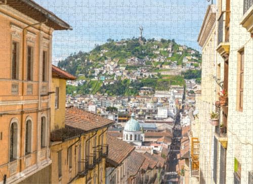 Puzzle für Erwachsene, Lernspiele, Familienpuzzle, Quito Ecuador, DIY-Puzzle, kreativer Spaß, klassisches Puzzle für Erwachsene und Kinder, 500 Teile von Dsawqezh