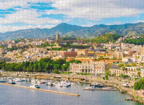 Puzzle für Erwachsene, Lernspiele, Familienpuzzle, Sizilien, Italien, DIY-Puzzle, kreativer Spaß, klassisches Puzzle für Erwachsene und Kinder, 1000 Teile von Dsawqezh