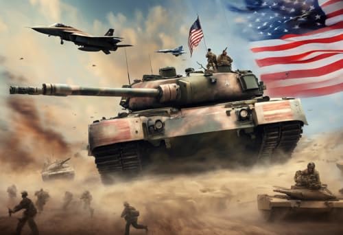 Puzzle für Erwachsene, Panzer-Amerika-Can, Holzpuzzles für Erwachsene, 1000 Teile, einzigartige Geschenke für Wandkunst, Herausforderungspuzzles, Lernspiele, Familienpuzzles von Dsawqezh