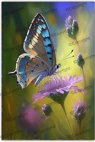 Puzzle für Erwachsene 300 Teile Blumen Schmetterling Holzpuzzle, Puzzles für Erwachsene, jedes Stück ist einzigartig, perfektes Familien-Freizeitgeschenk & Geschenke - Puzzles Sammlerstücke von Dsawqezh