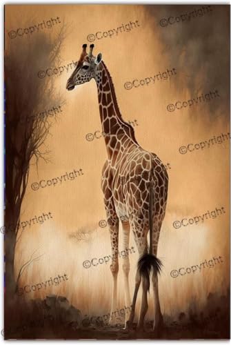 Puzzle für Erwachsene 300 Teile Giraffe Holzpuzzle, Puzzles für Erwachsene, jedes Stück ist einzigartig, perfektes Familien-Freizeitgeschenk & Geschenke - Puzzles Sammlerstücke von Dsawqezh