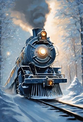 Puzzle für Erwachsene 500 Teile Polar Express Adventure Puzzles für Erwachsene, jedes Stück ist einzigartig, perfektes Familien-Freizeitgeschenk & Geschenke - Puzzles Sammlerstücke von Dsawqezh