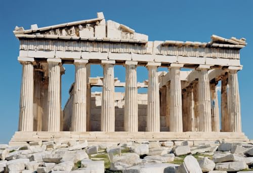 Puzzles für Erwachsene – Parthenon-Tempel an der Akropolis – Holzpuzzles für Erwachsene, 500 Teile, einzigartige Geschenke für Wandkunst, Herausforderungspuzzles, Lernspiele, Familienpuzzles von Dsawqezh