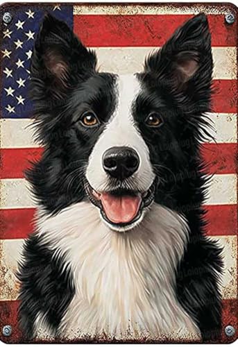 Unabhängigkeitstag Gedenktag \U200B \U200B\U200 Bamerican Flag Border Collie 4. Juli Patriotisches 1000 Teile Puzzle Schwieriges Puzzle Dekomprimieren intellektuelle Puzzles Geschenk für Ostern von Dsawqezh