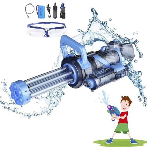 Elektrische Wasserpistole für Kinder und Erwachsene, Hohe Kapazität Elektrische Wasserpistole mit Licht, Super Große Reichweite Wasser Pistole, Electric Water Gun Automatic von Dsongo