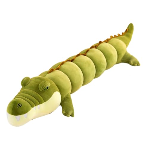 Dtaigou Alligator Toys Kissen,Alligator Plüschtier - Weiche Alligator-Kuschelpuppen - Krokodil Stofftier Plüschtier Entzückende Alligatortiere Stoffpuppen Kissen von Dtaigou