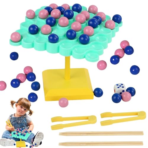 Dtaigou Balance Tree Educational Toys, Tower Stack Game - Buntes Gleichgewichtsspiel,Tragbares Feinmotorik -Lernspielzeug, lustiges sensorisches Spielzeug für Zuhause, von Dtaigou