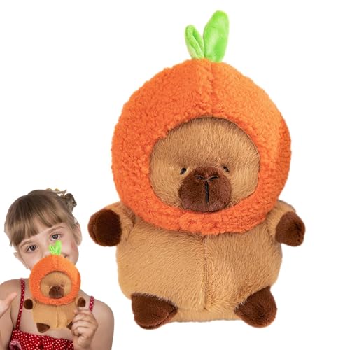 Dtaigou Capybara Stofftierpuppe,Gefülltes Capybara Spielzeug - Plüschtier-Stofftiere | Bequeme Capybara-Plüschtiere, Stofftierpuppen für Kinder, von Dtaigou