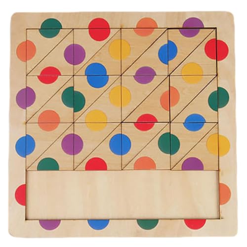 Dtaigou Farbpuzzle-Brett, Form-passende Puzzles,Holzform-passendes sensorisches Puzzlebrett | Pädagogische Vorschul-Lernspielzeuge, Erkennungssortierpuzzle für Kinder und Kleinkinder von Dtaigou