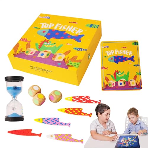 Dtaigou Frühes Farbsortierspielzeug, Farbsortierspiel aus - Angelspiel aus zum Farbenlernen,Über DREI Jahre alte Kinder entwickeln Feinmotorik, Spielzeug für und Mädchen, Spiel für Zuhause von Dtaigou