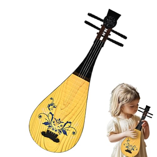 Dtaigou Klassisches Pipa-Instrument, klassisches Pipa-Spielzeug für Kinder - Simulation Pipa-Musikspielzeug für Kleinkinder,Vorschulpädagogische Musikinstrumente, frühes Musikspielzeug für Kinder und von Dtaigou