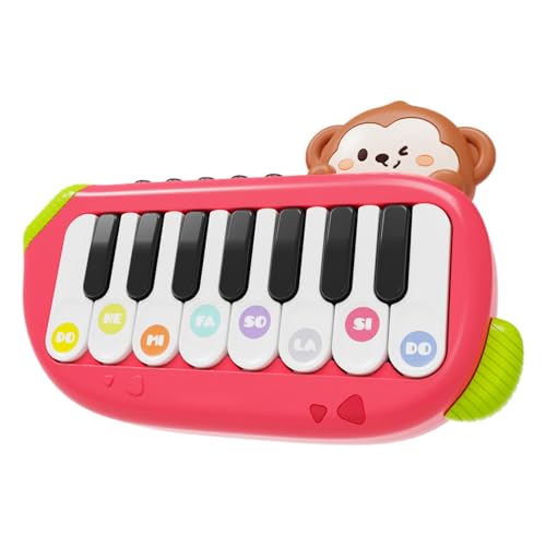 Dtaigou Kleine Klaviertastatur, tragbare Klaviertastatur - Affenpädagogisches Instrumentenspielzeug | Babys Klavierspielzeug, Musik, Reisen, Kindergartenspielzeug, Vorschule, Lernen, Musikalisches von Dtaigou