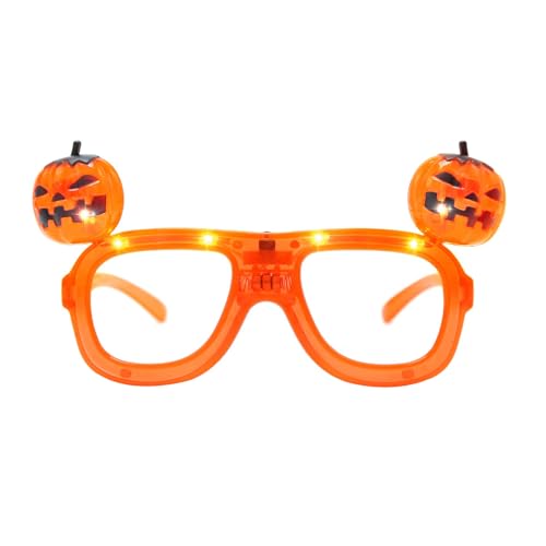 Dtaigou LED Sonnenbrille,Halloween Brille | Kürbis Motiv Neuheit,Fotoaccessoires Für Erwachsene Kinder Feste Familienfeiern Karneval Feier Dtaigou LED Sonnenbrille,Halloween Brille | Kürbis Motiv Neuheit,Fotoaccessoires Für Erwachsene Kinder Feste Familienfeiern Karneval Feier von Dtaigou