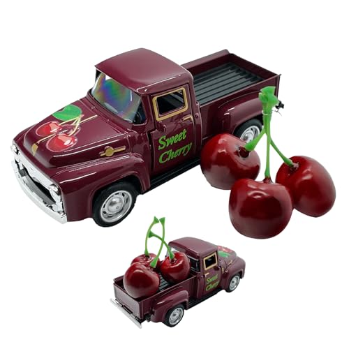 Dtaigou Modell LKW - Vintage LKW Trägt 3 Kunst,Dekofahrzeug Für Tischzentrum Regaldisplay Küchendekoration Ferienhaus Im Landhausstil Dtaigou Modell LKW - Vintage LKW Trägt 3 Kunst,Dekofahrzeug Für Tischzentrum Regaldisplay Küchendekoration Ferienhaus Im Landhausstil von Dtaigou