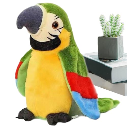 Dtaigou Papageienkumpel, realistischer Papageibegleiter, mit flatternden Flügeln und Musik, Vogelspielzeug für Kinder, elektronisches realistisches Plüschtier, Schreibtischdekoration Dtaigou Papageienkumpel, realistischer Papageibegleiter, mit flatternden Flügeln und Musik, Vogelspielzeug für Kinder, elektronisches realistisches Plüschtier, Schreibtischdekoration von Dtaigou