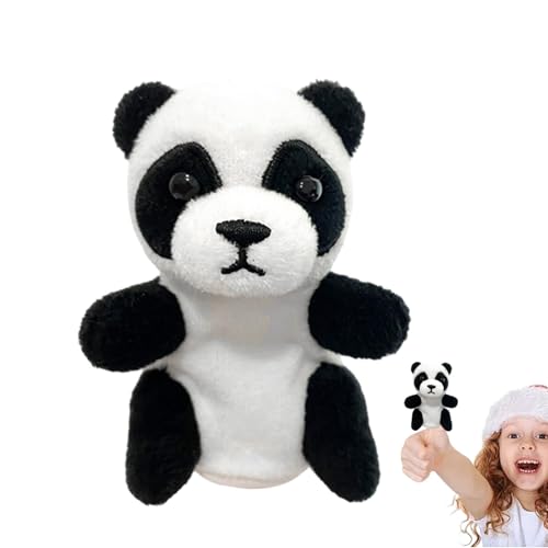 Dtaigou Plüschhandpuppen,Fingerpuppen,Plüsch süßes Tier Waschbär Handpuppen Spielzeug - Tragbares süßes Stofftier-Handpuppenspielzeug für Zuhause, Schule, Reisen von Dtaigou