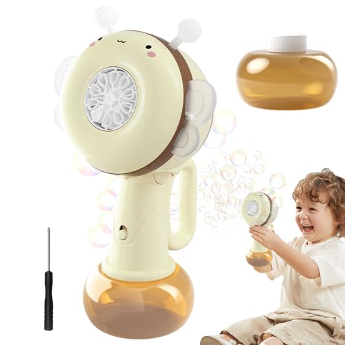 Dtaigou Seifenblasenmaschine Für Kinder - Handheld Seifenblasenspielzeug Mit LED-Beleuchtung - Tragbares Outdoorspielzeug Für Bunte Rasenspiele Bei Familienfesten Und Gartenpartys Dtaigou Seifenblasenmaschine Für Kinder - Handheld Seifenblasenspielzeug Mit LED-Beleuchtung - Tragbares Outdoorspielzeug Für Bunte Rasenspiele Bei Familienfesten Und Gartenpartys von Dtaigou