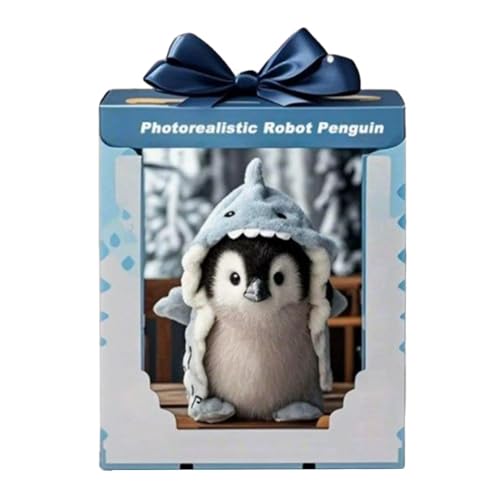 Dtaigou Simuliertes Pinguin Plüschspielzeug, Pinguin -Stoffpuppe,Kompakte Plüsch Tierhandwerk Ornament | Entzückende kleine ausgestopfte Pinguin -Puppe für Kinder Kinder Mädchen von Dtaigou