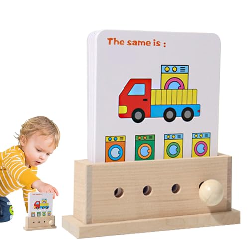 Dtaigou Sortierspielzeug für Kinder, Farb- und Form-Matching-Puzzle - Lustiges Lern-Matching-Spiel - Karten für frühes Lernen, Lernkarten für Kinder, kognitives pädagogisches Kinderspielzeug für von Dtaigou