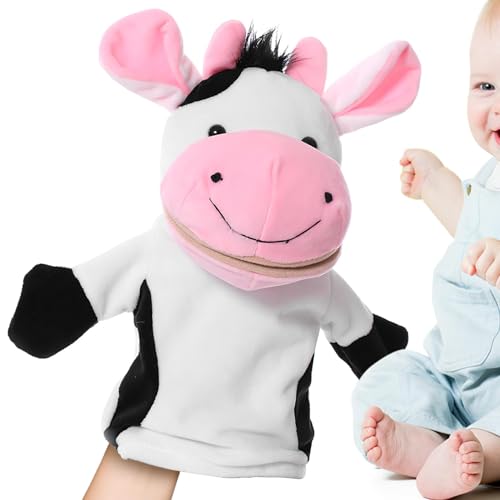 Dtaigou Tierhandpuppen, Handpuppen, 25 cm/9,84 Zoll weiche Figuren Spielzeug, Lustige Cartoon -Puppe, Theateraufführungen für und Mädchen von Dtaigou