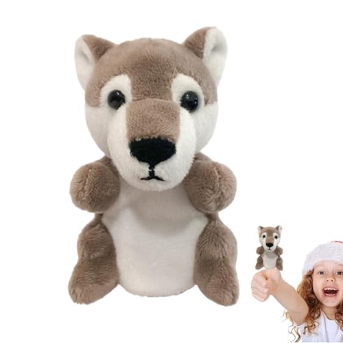 Dtaigou Tierhandpuppen,Handpuppen für Kinder - Süße Stofftierpuppe | Handpuppen-Plüschtierspielzeug für Erwachsene und Kleinkinder, fantasievolles Rollenspiel und Geschichtenerzählen von Dtaigou