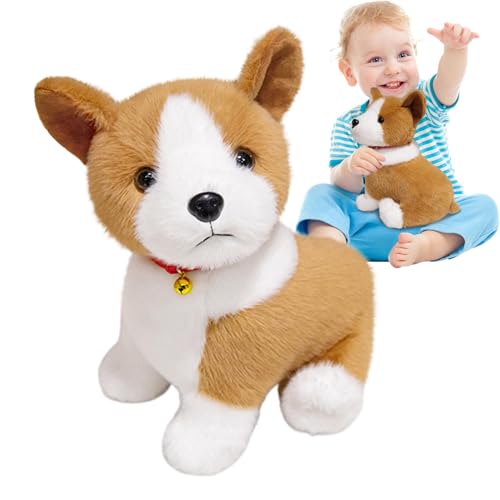 Dtaigou Welpe gefülltes Tier, Hund Plüsch - Plüsch Welpe Ultra Soft | Cartoon Animal Plüsch, Huggable Smalltiere, Stoffpup -Figur für Home School Girls Erwachsene von Dtaigou