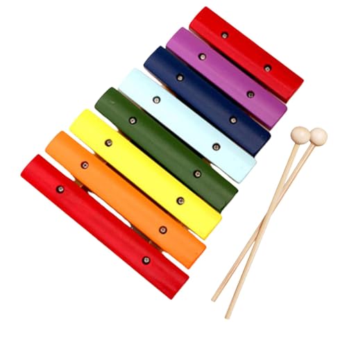 Dtaigou Xylophon-Musikspielzeug, natürliches hölzernes Xylophon für Kinder,Präzises Tuning-Trommel- und Percussion-Spielzeug für Kinder | Boho Xylophon, sicheres Musikinstrumentenspielzeug für von Dtaigou