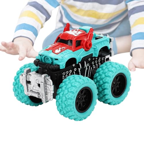 Dtaigou Ziehen Sie Autospielzeug, Trägheit Push and Go Car Tosos | zurück Reibungsantrieb zurückziehen Trucks | Tragbarer Druck und Go -Fahrzeug für Kinder, Kinder für Heimreisen Familienspaß von Dtaigou