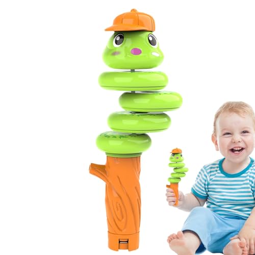 Kinderpfeife, Spielzeugpfeife | Kreatives schlangenförmiges Raupen-Fidget | Balance-Schaukel, rotierende Schlange, Lern- und Lernspielzeug mit rotierender Handpfeife für Kinder, Jungen und Mädchen von Dtaigou