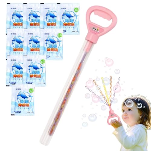 Outdoor 32-Loch-Bubble- Sticks, 5 Klaue Big Bubble Stab Bühnchen Bubble Sticks, Blasenstäbe für Kinder, Outdoor-Blasenstäbe, tragbarer Bubble-Zauberstabsommer-Sommerspielzeug, Outdoor-Aktivität von Dtaigou