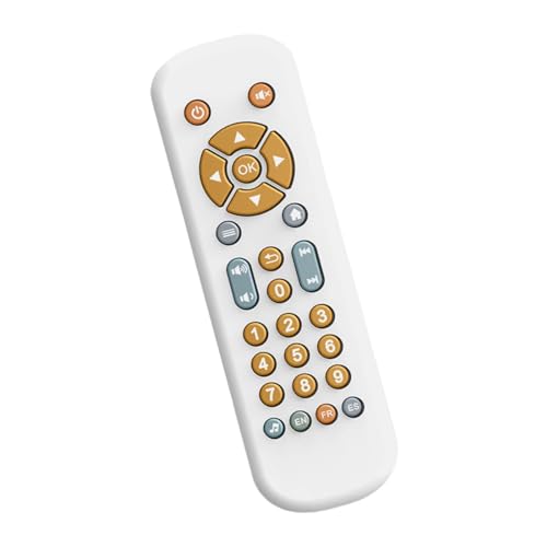 Dualoai Musik TV Fernbedienung Fernbedienung Telefon Pretend Spielset Remote Kid Infant Baby Spielzeug, Weiß von Dualoai