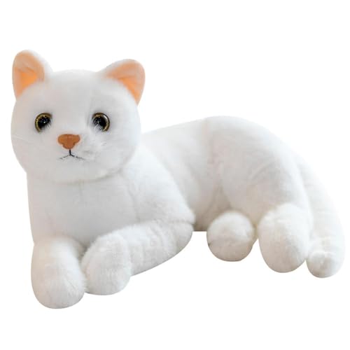 30cm Simulation Katze - Niedliches Plüschkätzchen Spielzeug Für Kinder, Simulations Katzen Puppe, Weiche Plüsch Katze Stofftierpuppe Für Kinder Jungens Mädchen,Niedlich Begleiter Puppe Für Kleinkinder von Dubbulon