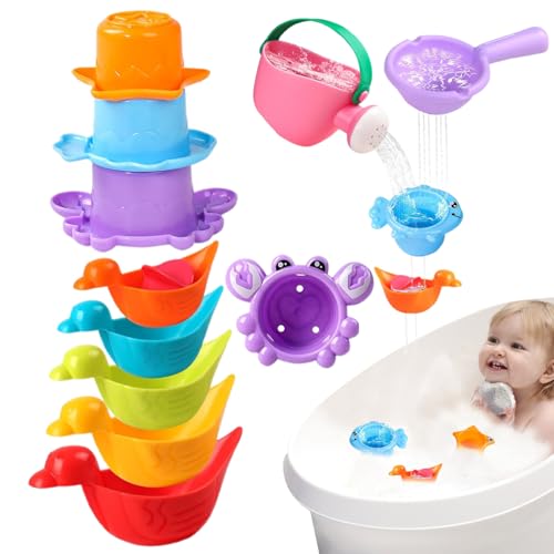 Badewannenspielzeug Für Kleinkinder | Kinder Pool Spielzeug 10 Teile - Schwimmendes Fidget Zubehör Sensory Spiele Für Strandparty Draußen Badezimmer Schwimmbad Dusche Badewannenspielzeug Für Kleinkinder | Kinder Pool Spielzeug 10 Teile - Schwimmendes Fidget Zubehör Sensory Spiele Für Strandparty Draußen Badezimmer Schwimmbad Dusche von Dubbulon