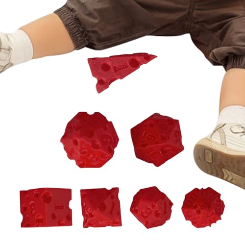 Brettspiel Würfel,Käse Thema Würfel Für Brettspiele | 7-teilig 3D Druck Spielzeug Niedliche Deko für Familien Erwachsene Freunde Kollegen Anfänger Brettspiel Würfel,Käse Thema Würfel Für Brettspiele | 7-teilig 3D Druck Spielzeug Niedliche Deko für Familien Erwachsene Freunde Kollegen Anfänger von Dubbulon
