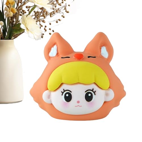 Dubbulon Anime-Puppe, Anime-Figur - Niedliche Tier-Anime-Figurenpuppe,Tischdekoration zum Sammeln, Cartoon-Figur aus Kunstharz, Puppe für Zuhause, Schreibtisch, Auto von Dubbulon