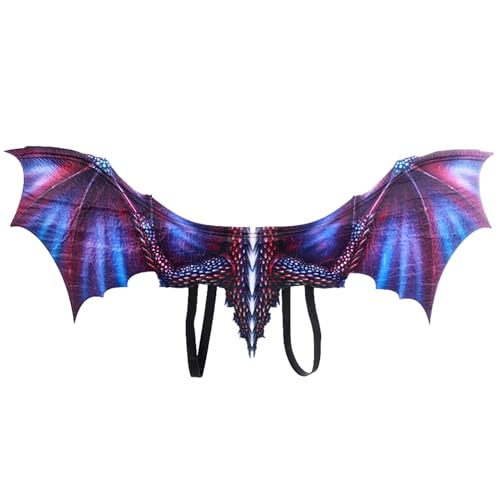 Dubbulon Drachenflügel Kinder - Cosplay Flügel | Vliesstoff Flügel Für Halloween Tiermotiv Mittelalterfest Karneval Für Kinder Und Erwachsene Dubbulon Drachenflügel Kinder - Cosplay Flügel | Vliesstoff Flügel Für Halloween Tiermotiv Mittelalterfest Karneval Für Kinder Und Erwachsene von Dubbulon