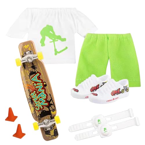 Dubbulon Finger-Skateboards für Kinder, Fingerboard Finger Skateboards Spielzeug, Skateboard Fingerboards Fingerspielzeug, Geschenke für Kinder Kinder Finger Skater für Teenager Erwachsene Favor von Dubbulon