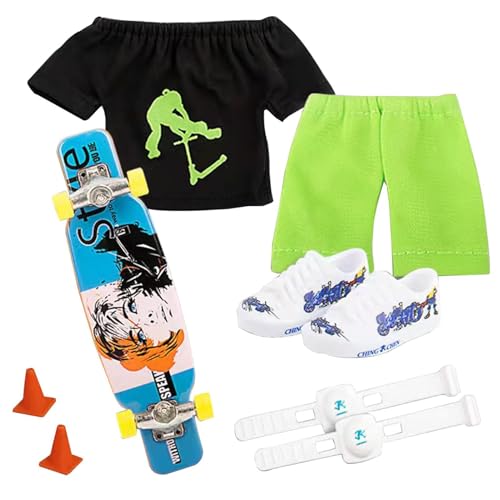 Dubbulon Griffbrettspielzeug | Fingerboard Finger Skateboards Spielzeug | Skateboard Fingerboards Fingerspielzeug, Geschenke für Kinder Kinder Finger Skater für Teenager Erwachsene Favor von Dubbulon