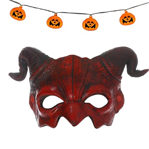 Dubbulon Gruselige Halloween Gesichtsmaske,Halloween Horror Maskerade Gesichtsmaske | Gruseliger Kopfschmuck Partyzubehör für Cosplay Erwachsene Karneval Fotoshootings besondere Anlässe Dubbulon Gruselige Halloween Gesichtsmaske,Halloween Horror Maskerade Gesichtsmaske | Gruseliger Kopfschmuck Partyzubehör für Cosplay Erwachsene Karneval Fotoshootings besondere Anlässe von Dubbulon