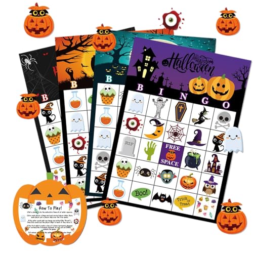 Dubbulon Halloween Partyspiele,24 Spieler Familienkartenspiel | Familienspiele Reisespiele Für Kinder Schule Zuhause Festliche Events Dubbulon Halloween Partyspiele,24 Spieler Familienkartenspiel | Familienspiele Reisespiele Für Kinder Schule Zuhause Festliche Events von Dubbulon